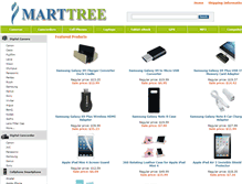 Tablet Screenshot of marttree.com